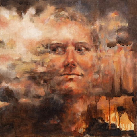 Peinture contemporaine - Portrait- Expressionnisme - Toulouse - Occitanie lumière - nuages