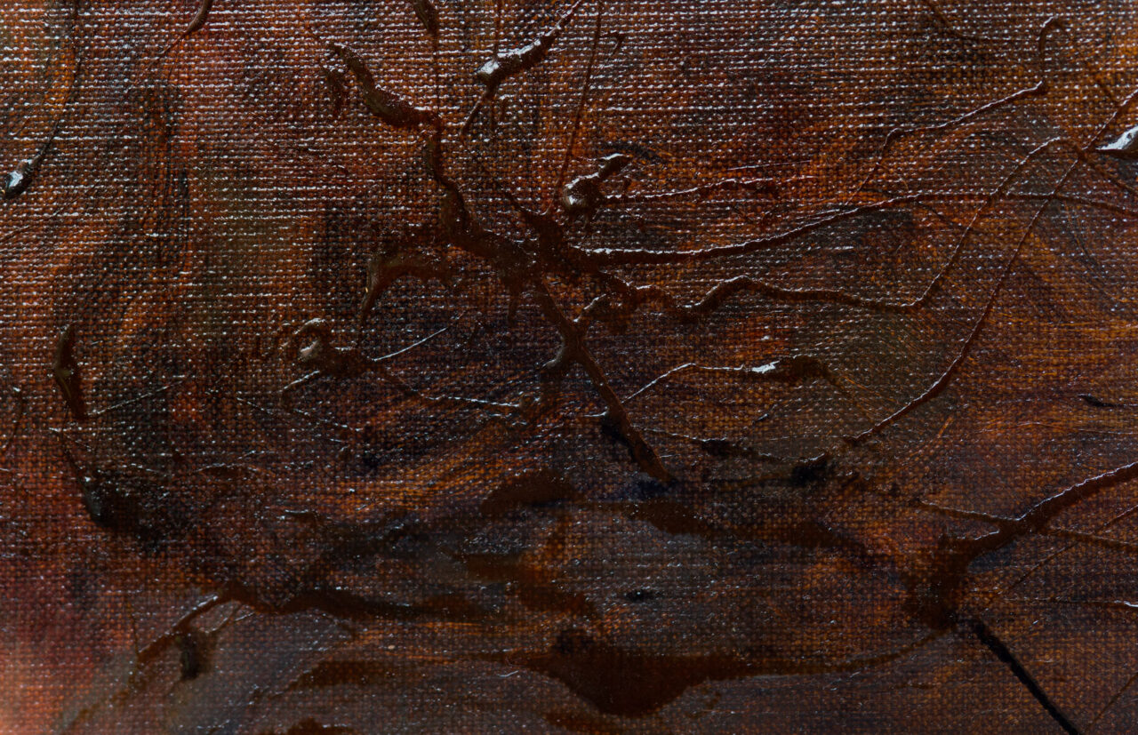 Peinture à l'huile de Mathilde du Mesnildot