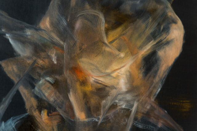 Peinture à l'huile de Mathilde du Mesnildot, Matières - Textures - Surface - Profondeur - Transparence - Lumière - Perception - Sensation - Réel - Vivant -