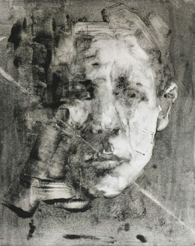 Monotype, portrait Estampe contemporaine - Dessin contemporain - Toulouse - Occitanie
