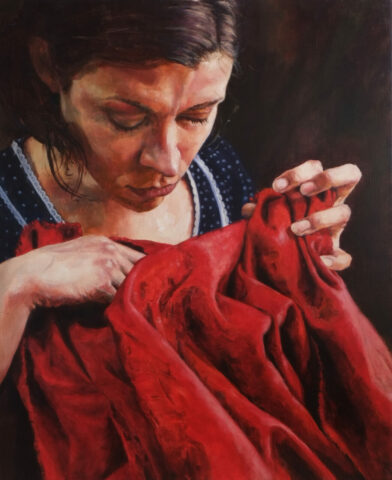 Peinture à l'huile contemporaine, poésie, recherche