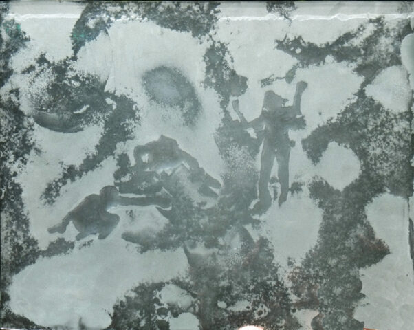 Estampe de verre, 47 x 24 cm, 2017, ©