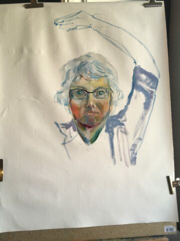 Pratiques plastiques contemporaines, créativité, stage, Toulouse, Huile, Matières picturales, Peinture, Dessin, Pierre noire, Expression, Figuration, Espace Eclair