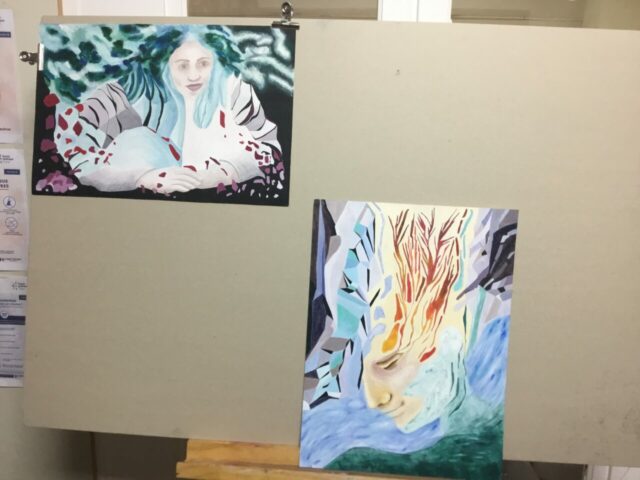 Pratiques plastiques contemporaines, créativité, stage, Toulouse, Huile, Matières picturales, Peinture, Dessin, Expression, Figuration, Espace Eclair