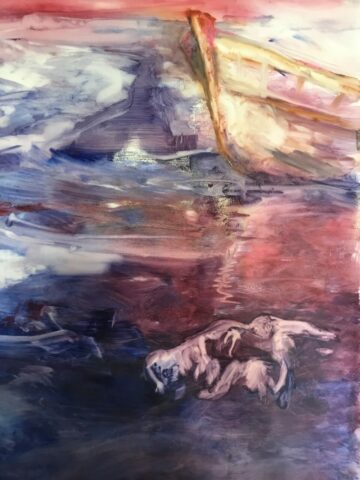 Pratiques plastiques contemporaines, enseignement, créativité, stage, Toulouse, Huile, Encre, Matières picturales, Tempera, Encre végétale, Peinture, Dessin, Pierre noire, Expression, Figuration, Espace Eclair