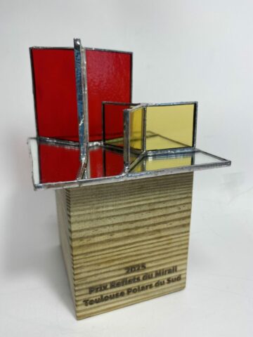 Vitrail contemporain, Reflets, Trophée, Toulouse, Occitanie